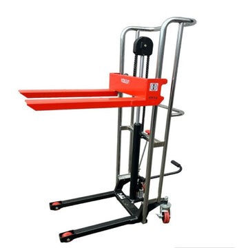 PS0415 - Handmatige stapelaar met vorken en platform – 400KG – 1500mm – Weldon